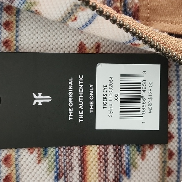 NWT FRYE Mens Fleece Aztec zip jacket size XXL - Picture 10 of 10